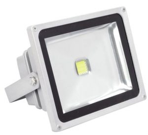 A product photo of a LED floodlight