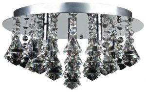 CLS CF91036/3 flush fitting light from the Crystal Shower Collection.